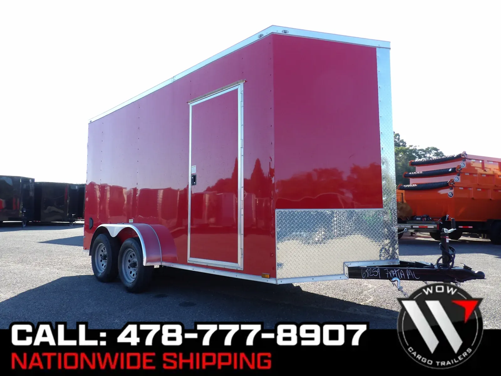 Red 2026 Quality Cargo 7X14 Enclosed for sale in Cochran, GA