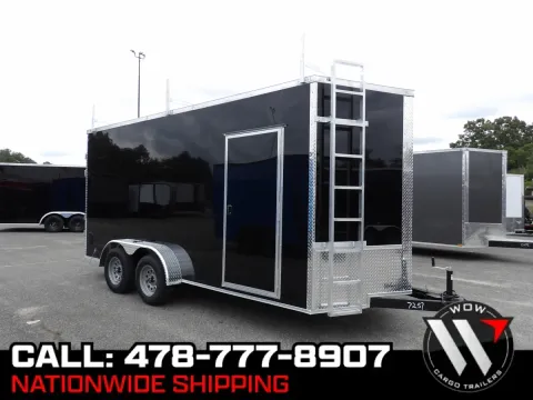 Black 2026 Steel Pines 7X16 Enclosed for sale in Cochran, GA