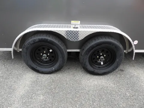 Another view of 2026 All World Trailers 7X14 Enclosed for sale in Cochran, GA at WOW Cargo Trailers