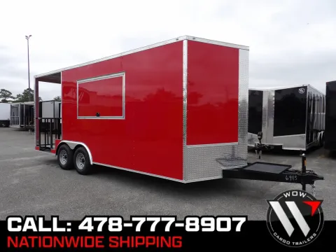 Red 2025 Steel Pines 8.5X20 Enclosed for sale in Cochran, GA