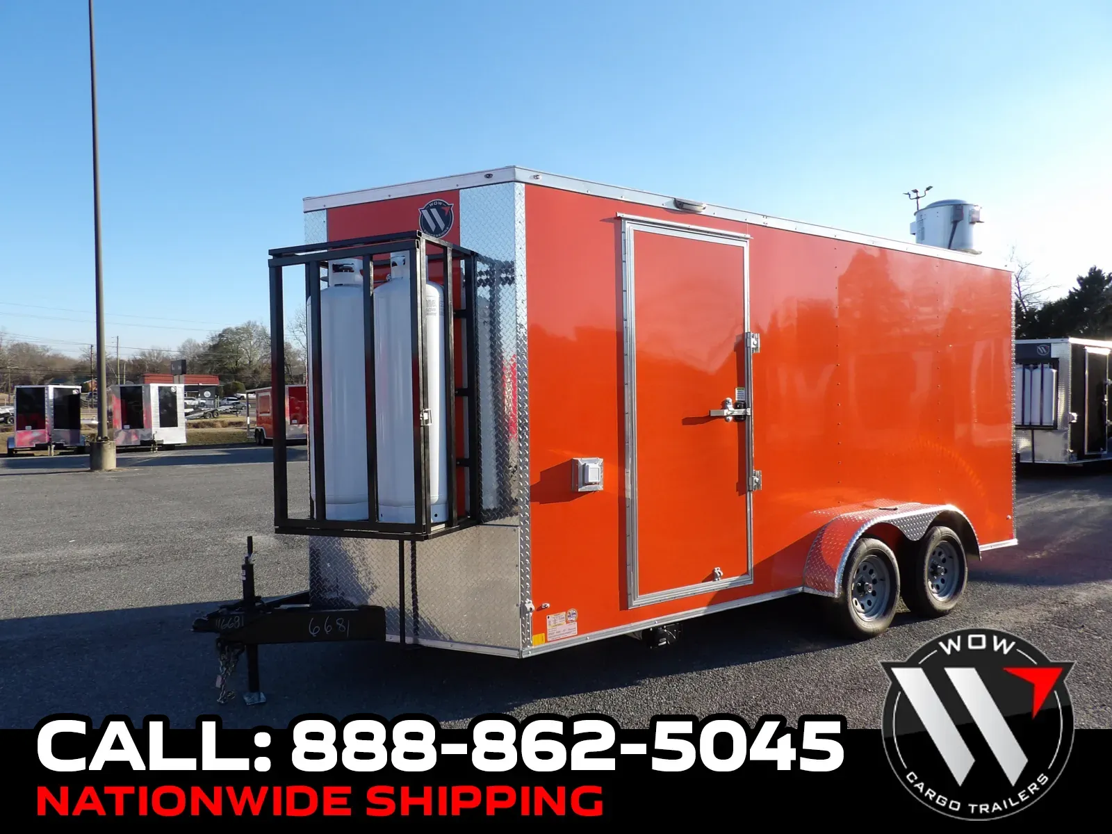 Orange 2026 Diamond 7X16 Enclosed for sale in Cochran, GA