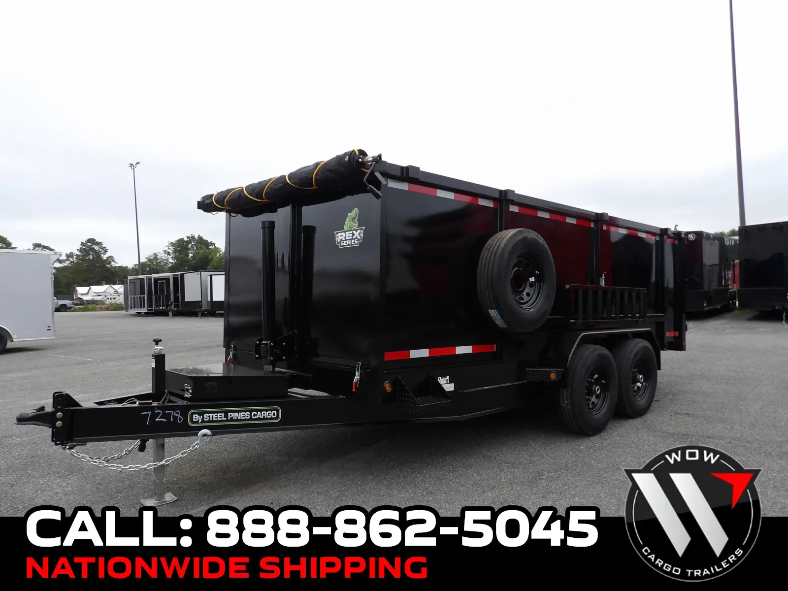 2026 Steel Pines 7X16x4 Dump for sale in Cochran, GA