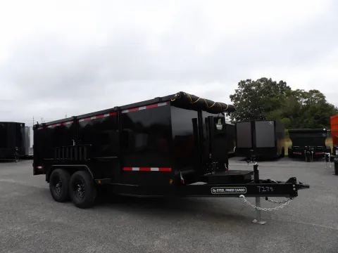 Photos of 2026 Steel Pines 7X16x4  Dump for sale in Cochran, GA at WOW Cargo Trailers