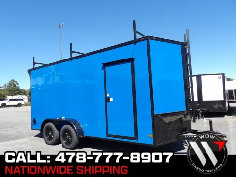 Black 2026 All World 7X16 Enclosed for sale in Cochran, GA