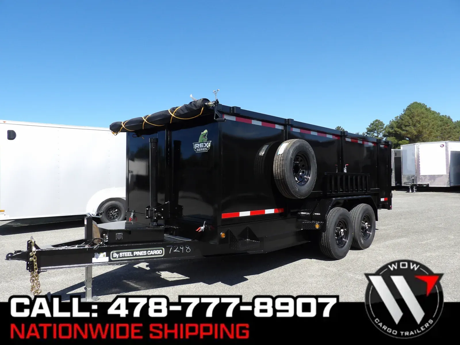 2026 Steel Pines 7X16X4 7K Dump