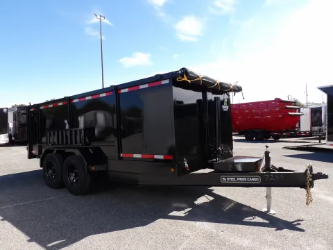 Photos of 2026 Steel Pines 7X16X4 7K Dump for sale in Cochran, GA at WOW Cargo Trailers