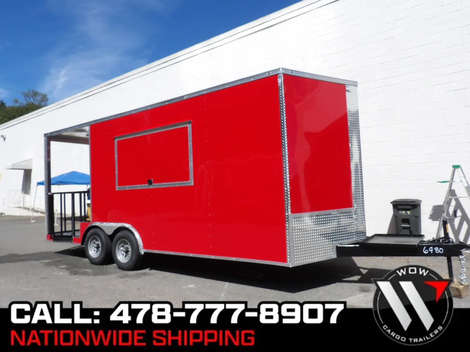 Red 2026 Steel Pines 8.5X20 Enclosed for sale in Cochran, GA