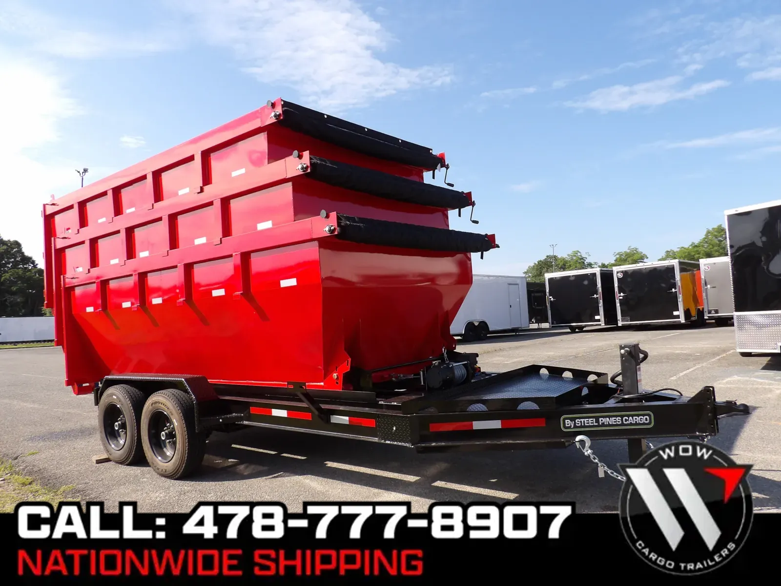 Red 2026 Steel Pines Cargo for sale in Cochran, GA