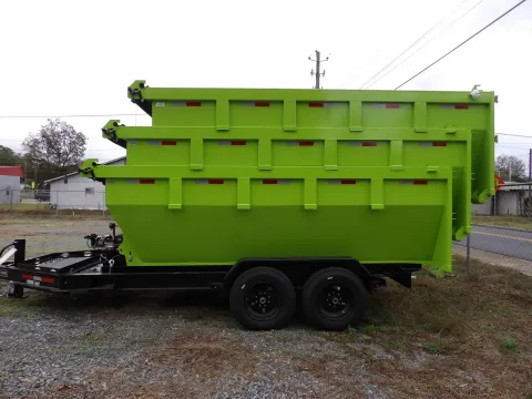 Photos of 2025 Steel Pines 7x14 Lime Green Container for sale in Cochran, GA at WOW Cargo Trailers