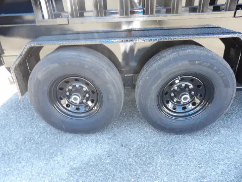 Another view of 2026 Steel Pines 7X14 Dump for sale in Cochran, GA at WOW Cargo Trailers