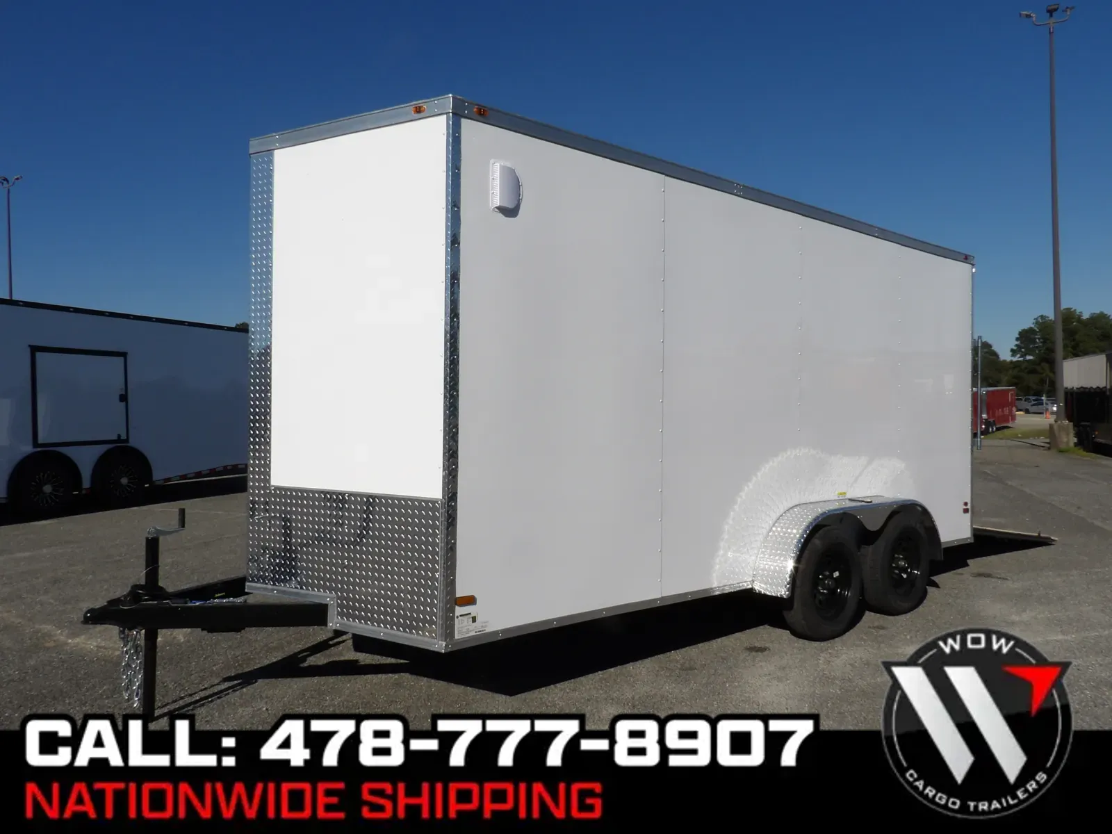 White 2026 All World 7x16 35k for sale in Cochran, GA