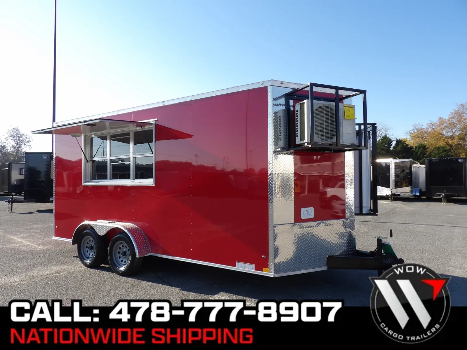 Red 2026 Diamond 7X16 Enclosed for sale in Cochran, GA