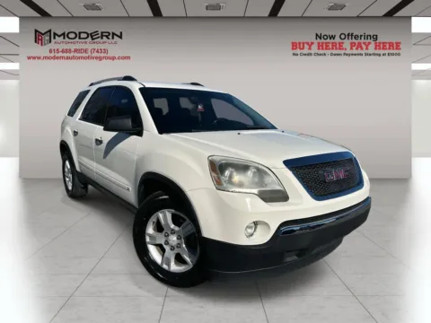 White 2010 GMC ACADIA SLE for sale in Lafayette, TN