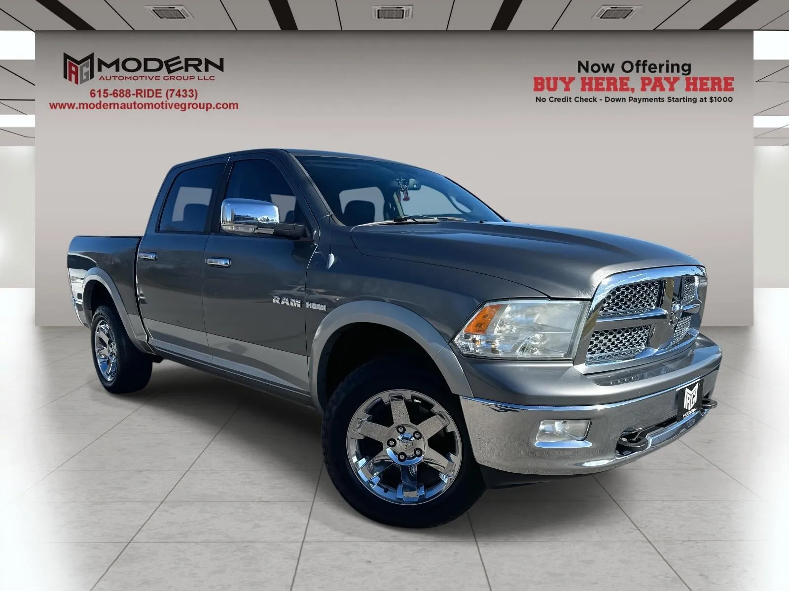 Gray 2010 DODGE RAM 1500 LARAMIE for sale in Lafayette, TN