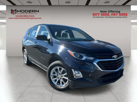 Blue 2021 CHEVROLET EQUINOX LS for sale in Lafayette, TN