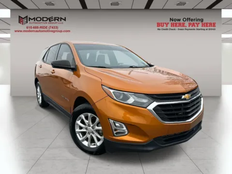 Orange 2018 CHEVROLET EQUINOX LS for sale in Lafayette, TN