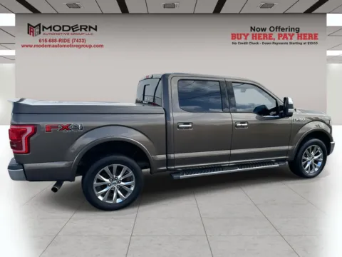 Another view of 2016 FORD F-150 LARIAT for sale in Lafayette, TN at Modern Automotive Group