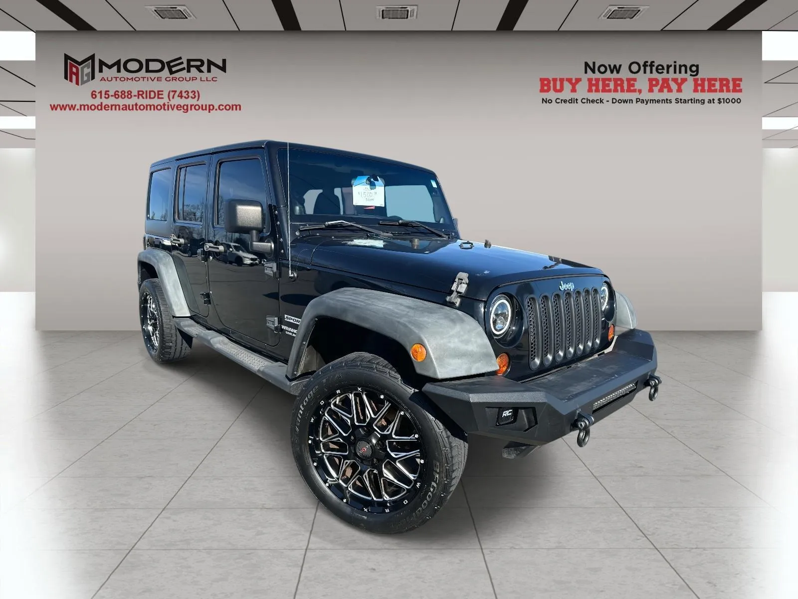 2012 JEEP WRANGLER UNLIMITED SPORT for sale in Lafayette, TN
