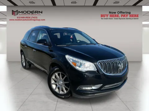 Black 2017 BUICK ENCLAVE LEATHER for sale in Lafayette, TN