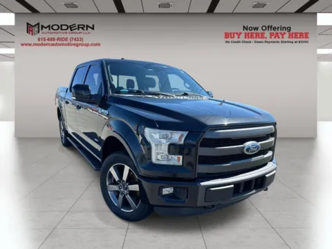 Black 2015 FORD F-150 LARIAT for sale in Lafayette, TN