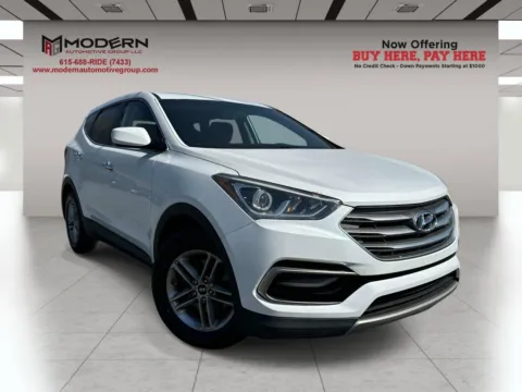 White 2017 HYUNDAI SANTA FE SPORT for sale in Lafayette, TN