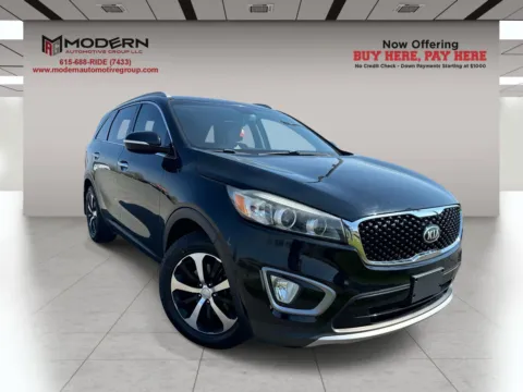 Black 2016 KIA SORENTO EX for sale in Lafayette, TN