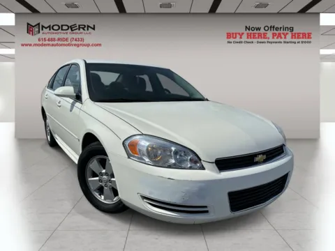 White 2009 CHEVROLET IMPALA LT for sale in Lafayette, TN