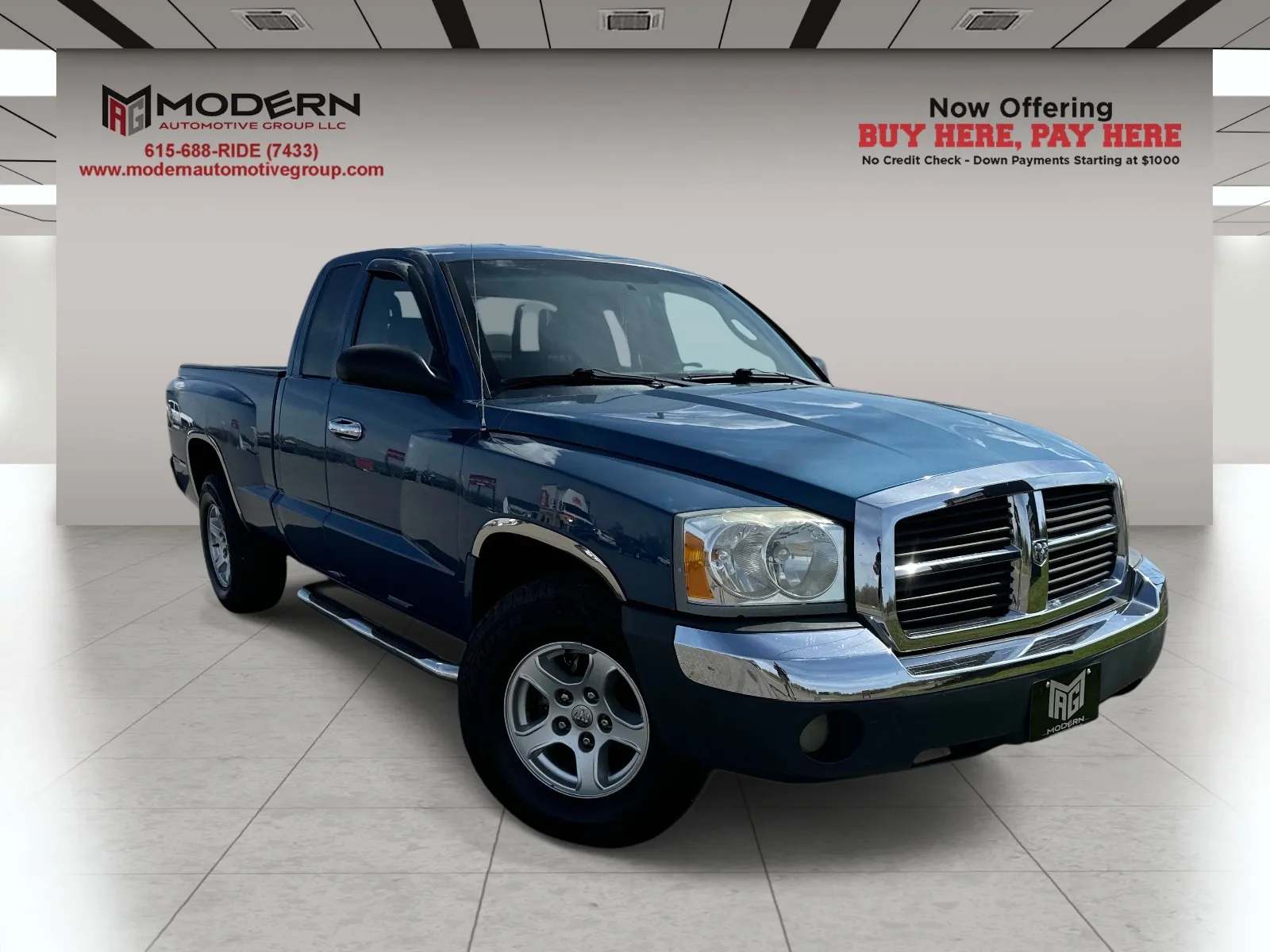 Blue 2005 DODGE DAKOTA SLT for sale in Lafayette, TN