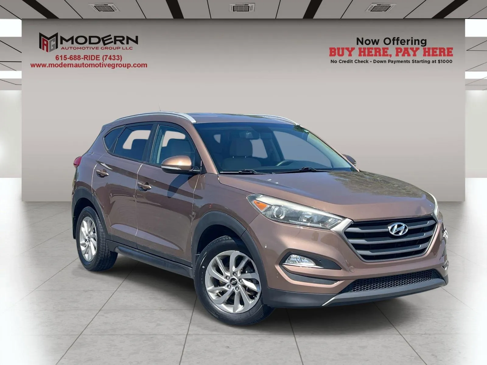 Brown 2016 HYUNDAI TUCSON ECO for sale in Lafayette, TN