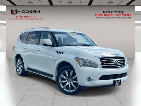White 2014 INFINITI QX80 BASE for sale in Lafayette, TN