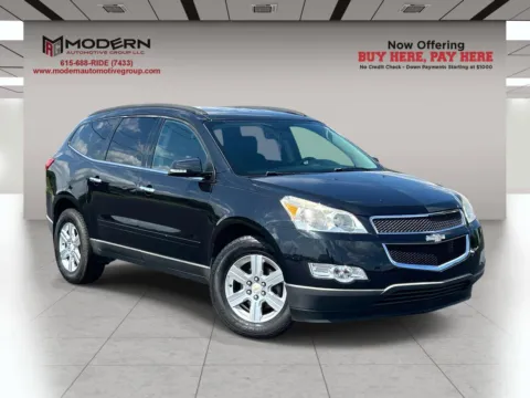 Black 2012 CHEVROLET TRAVERSE 1LT for sale in Lafayette, TN