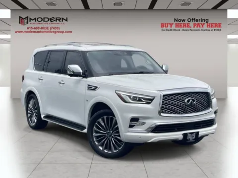 White 2019 INFINITI QX80 LIMITED for sale in Lafayette, TN