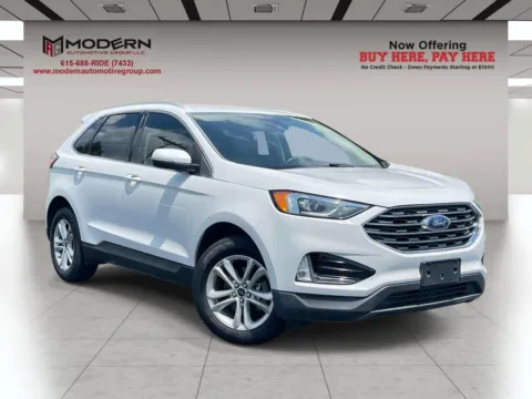 White 2019 FORD EDGE SEL for sale in Lafayette, TN