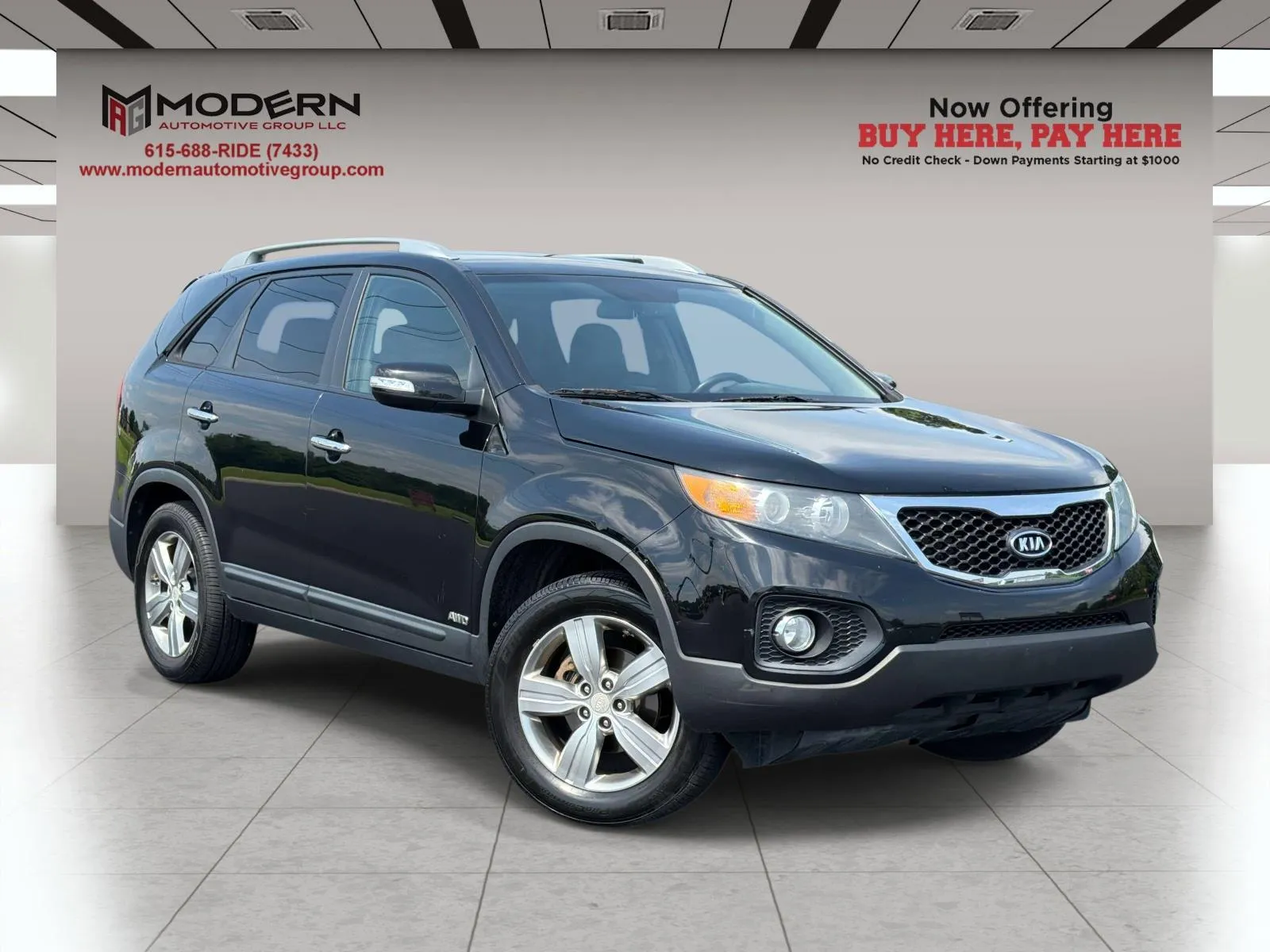 Black 2013 KIA SORENTO EX for sale in Lafayette, TN