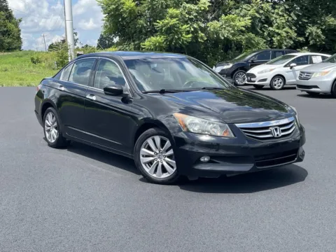 Black 2012 HONDA ACCORD EX-L for sale in Lafayette, TN