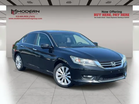 Black 2015 HONDA ACCORD EX for sale in Lafayette, TN