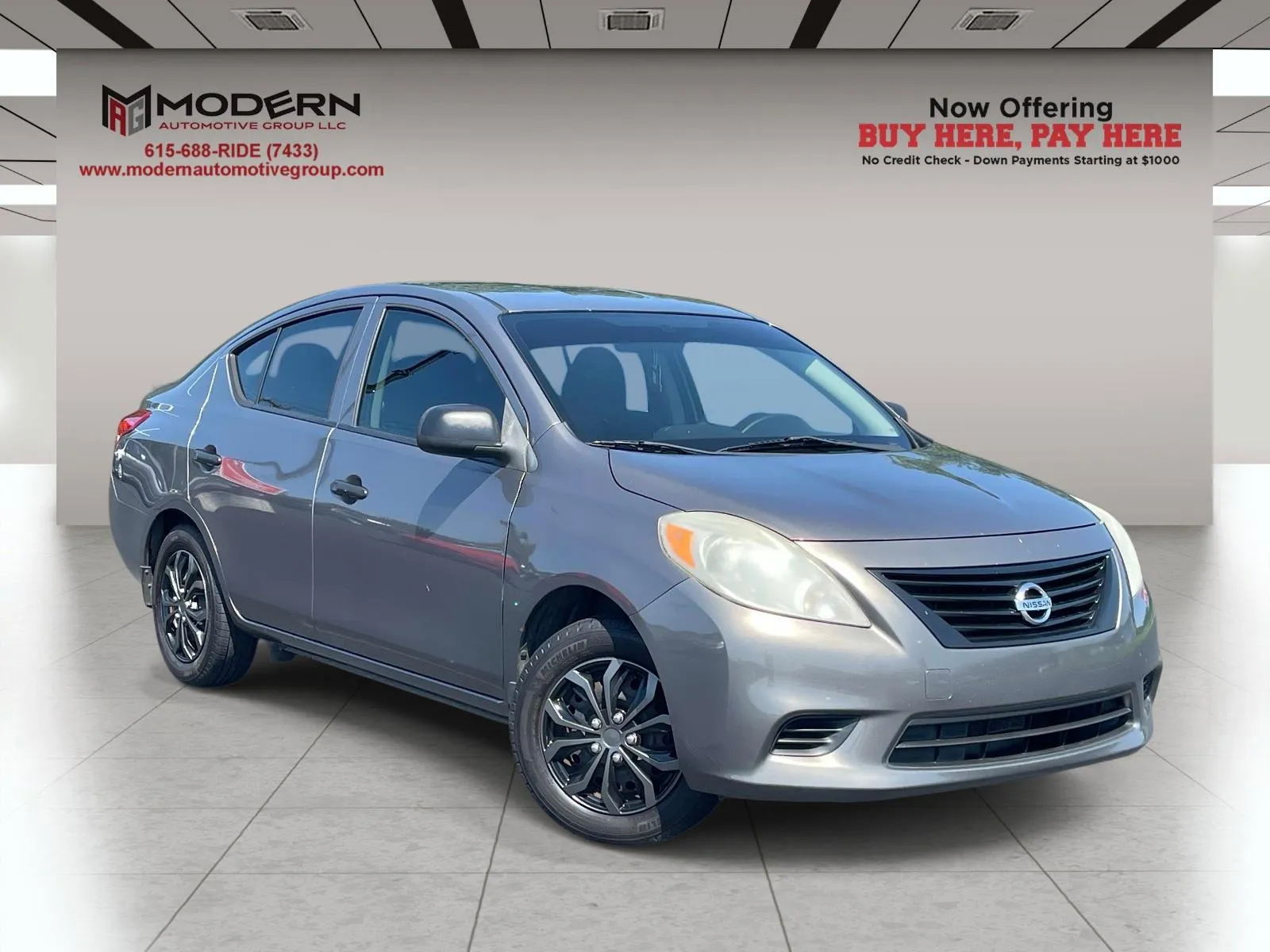 Silver 2014 NISSAN VERSA S PLUS for sale in Lafayette, TN