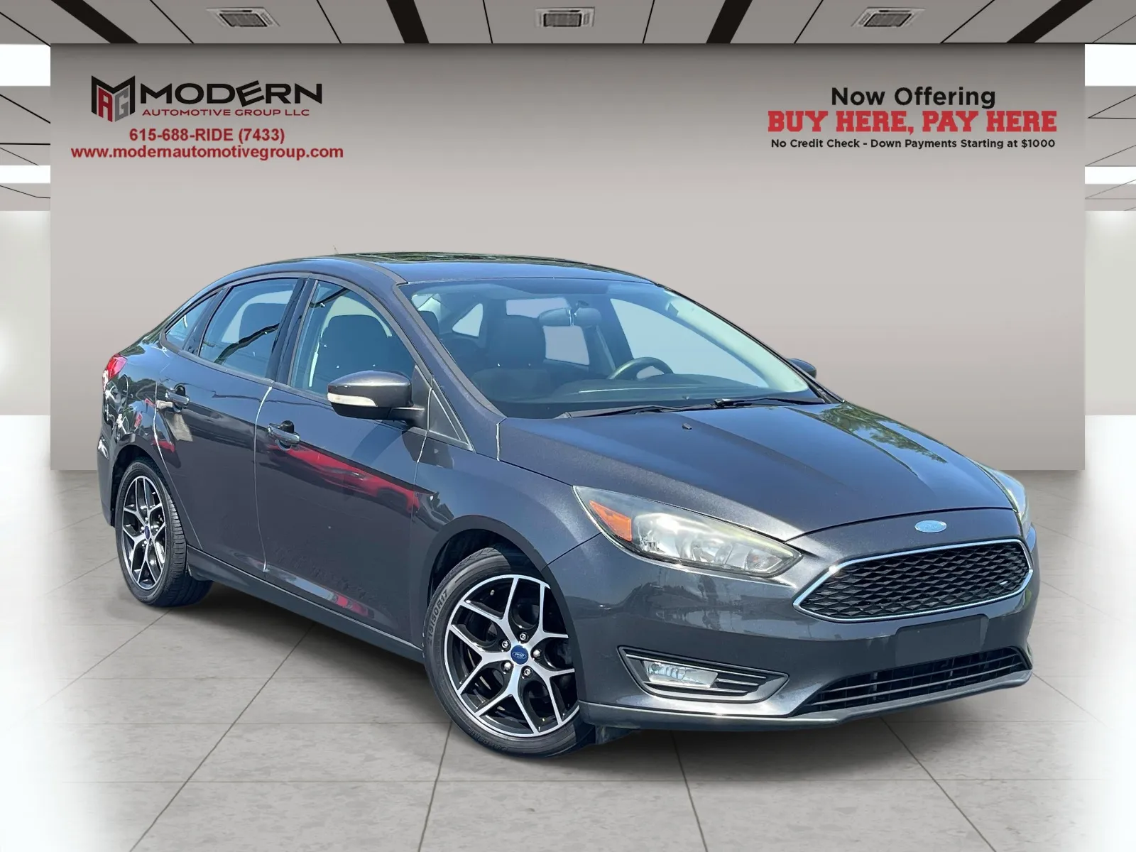 Gray 2017 FORD FOCUS SEL for sale in Lafayette, TN
