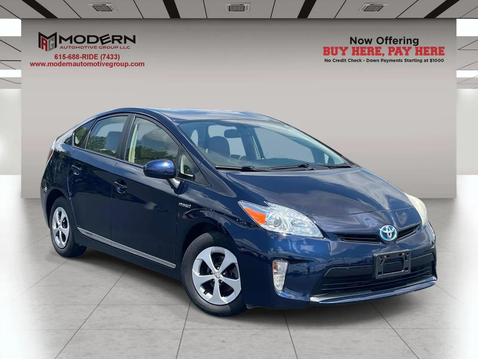 Blue 2013 TOYOTA PRIUS FOUR for sale in Lafayette, TN