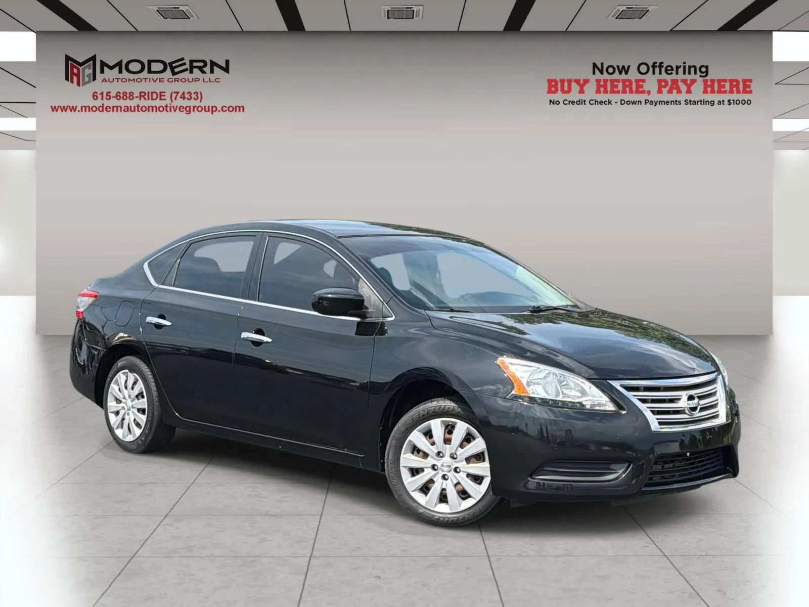 Black 2014 NISSAN SENTRA SV for sale in Lafayette, TN