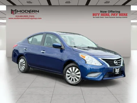Blue 2019 NISSAN VERSA SV for sale in Lafayette, TN