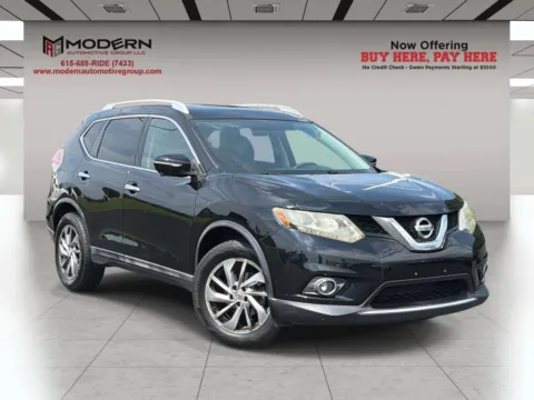 Black 2015 NISSAN ROGUE SL for sale in Lafayette, TN