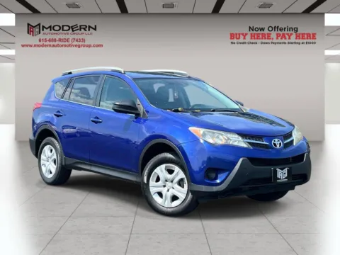 Blue 2015 TOYOTA RAV4 LE for sale in Lafayette, TN