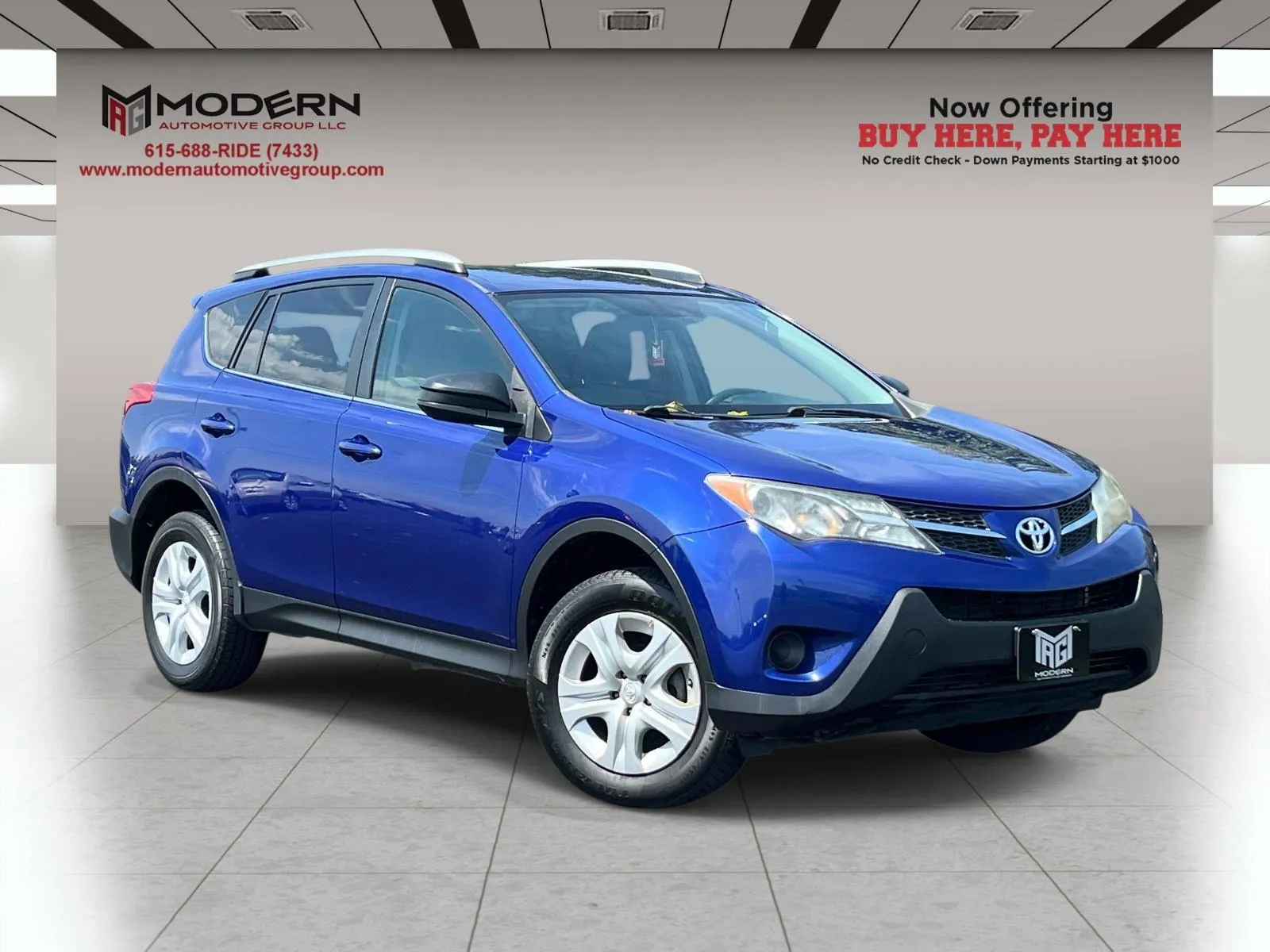 Blue 2015 TOYOTA RAV4 LE for sale in Lafayette, TN
