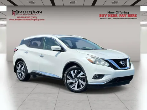 White 2015 NISSAN MURANO PLATINUM for sale in Lafayette, TN