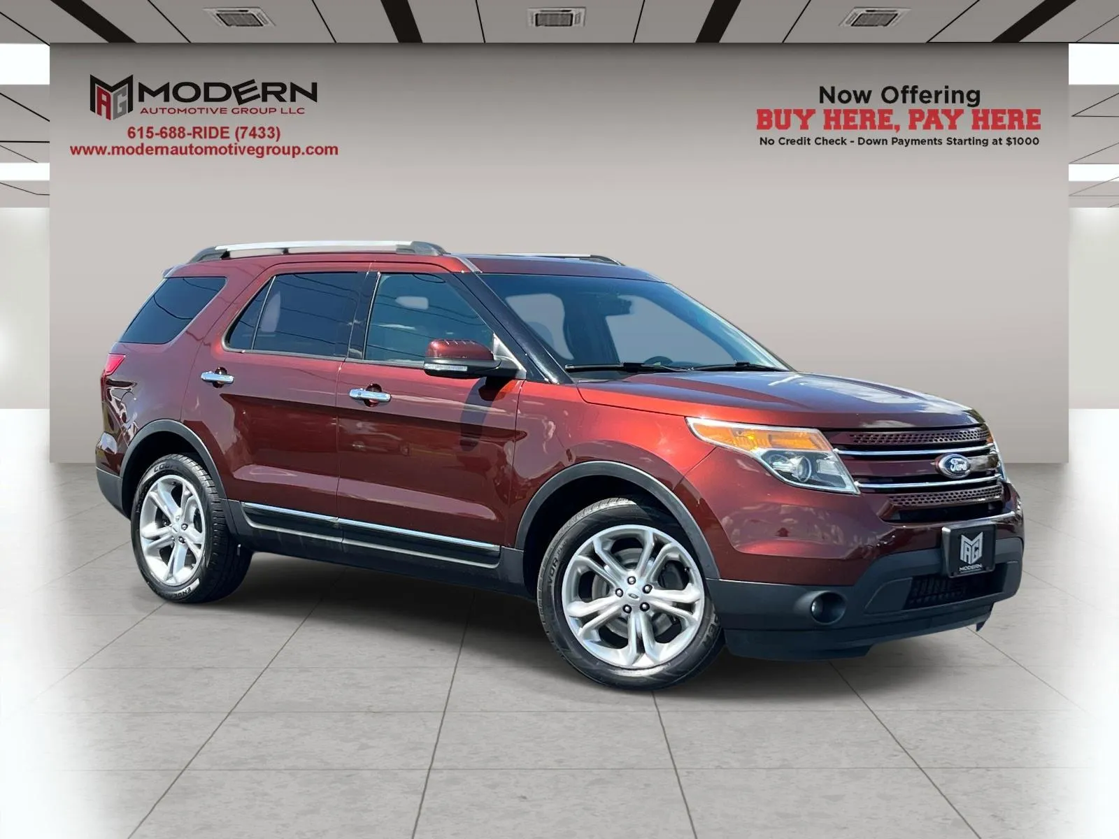 Brown 2015 FORD EXPLORER LIMITED for sale in Lafayette, TN