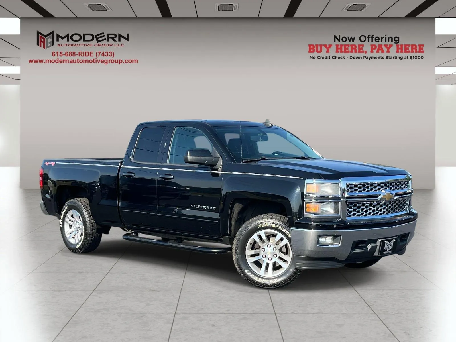 Black 2015 CHEVROLET SILVERADO 1500 LT for sale in Lafayette, TN