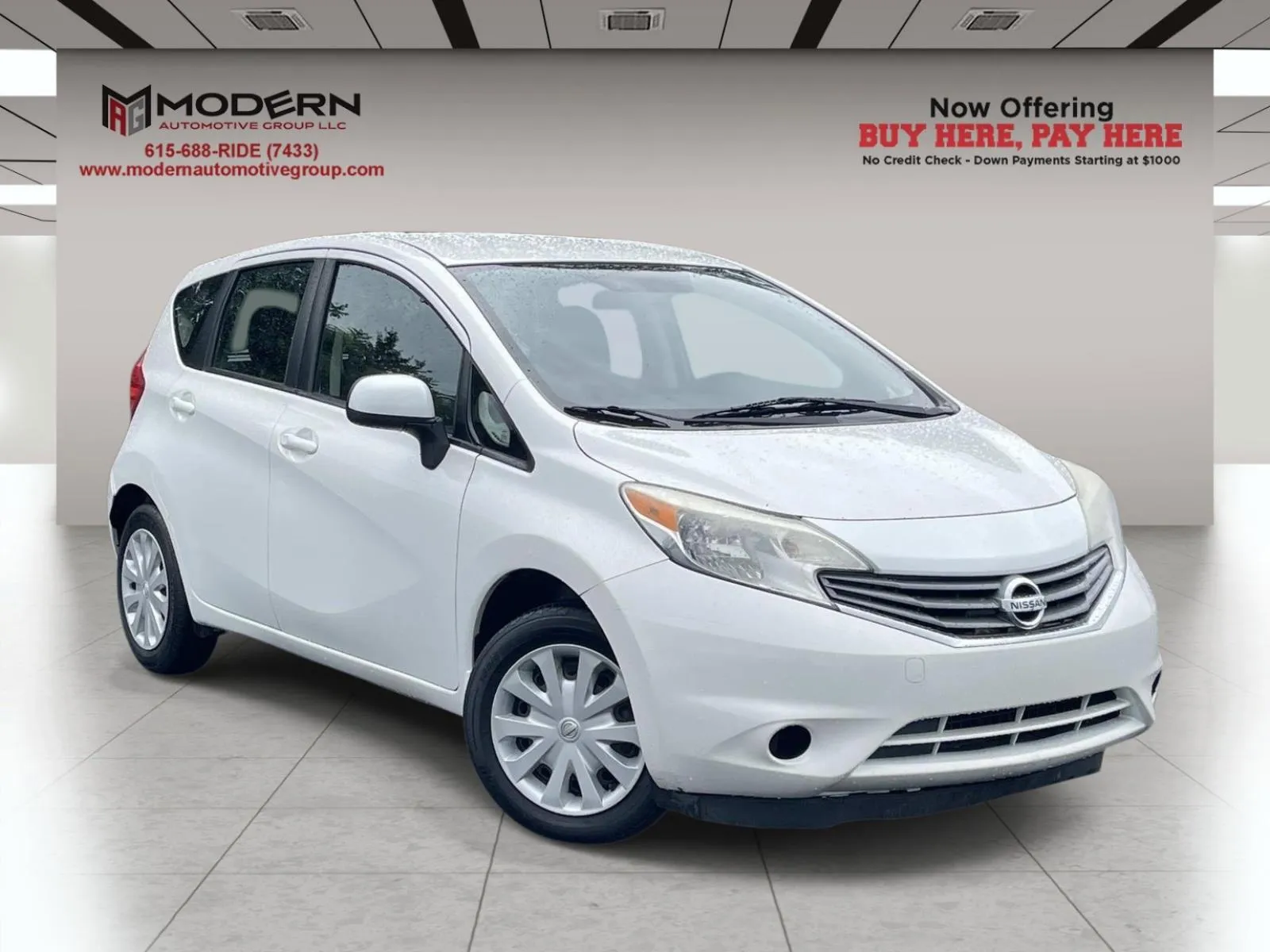 White 2014 NISSAN VERSA NOTE SV for sale in Lafayette, TN