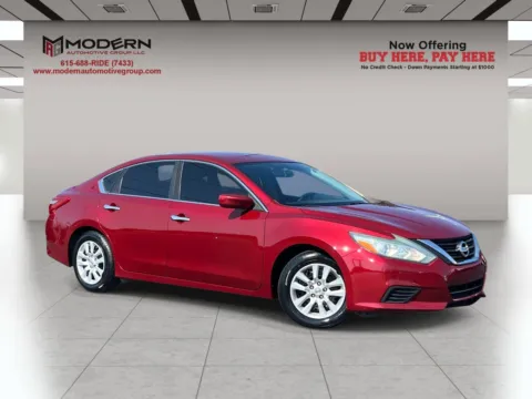 Red 2018 NISSAN ALTIMA 2.5 S for sale in Lafayette, TN