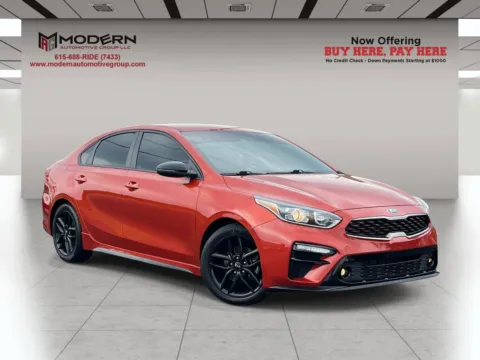 Orange 2021 KIA FORTE GT-LINE for sale in Lafayette, TN